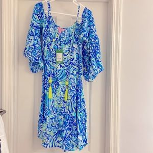 Lilly Pulitzer Size Small Cold Shoulder Dress NWT